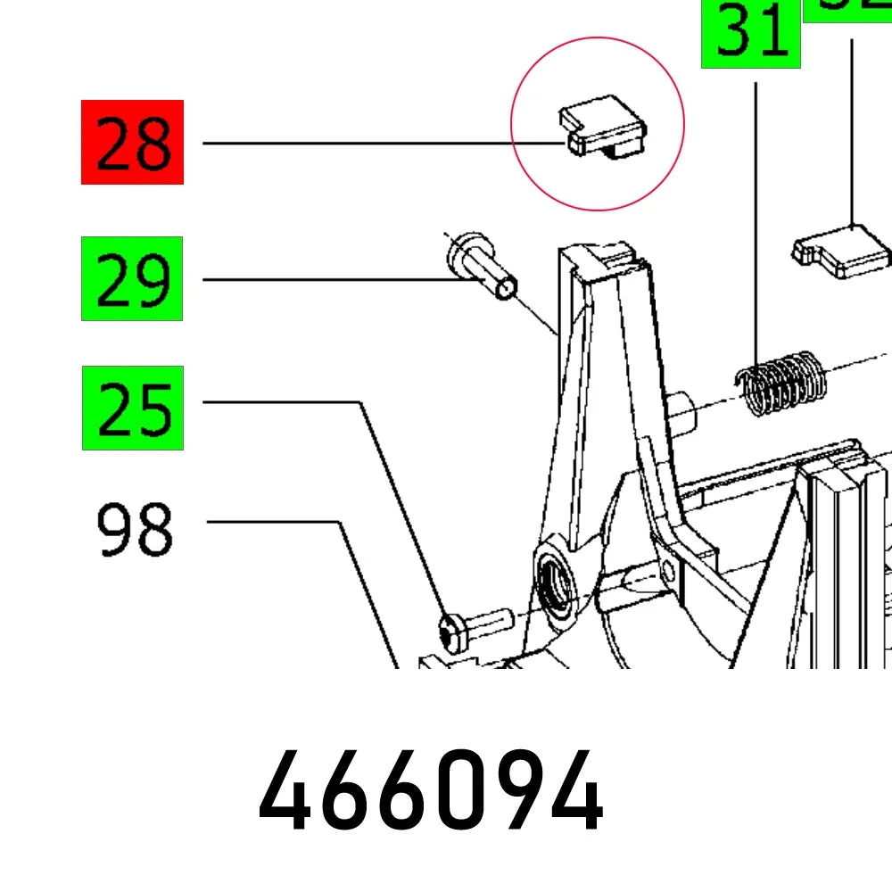 Festool, Cap Df 500 Q Rechts, FES466094