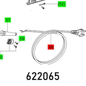 FESTOOL CORD H07 RN-F 2X1 EURO FES622065