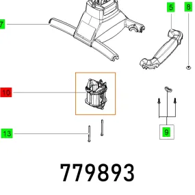 FESTOOL FIELD ASSEMBLY MXP 1000 230V FES779893