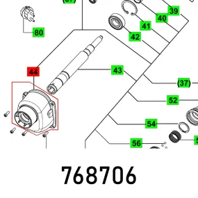 FESTOOL GEAR BOX MX 1200/2 E EF FES768706