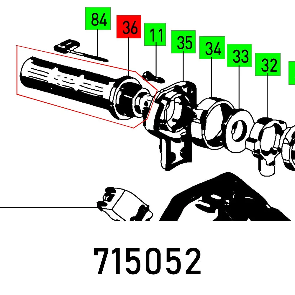 FESTOOL HANDLE HL850E FES715052