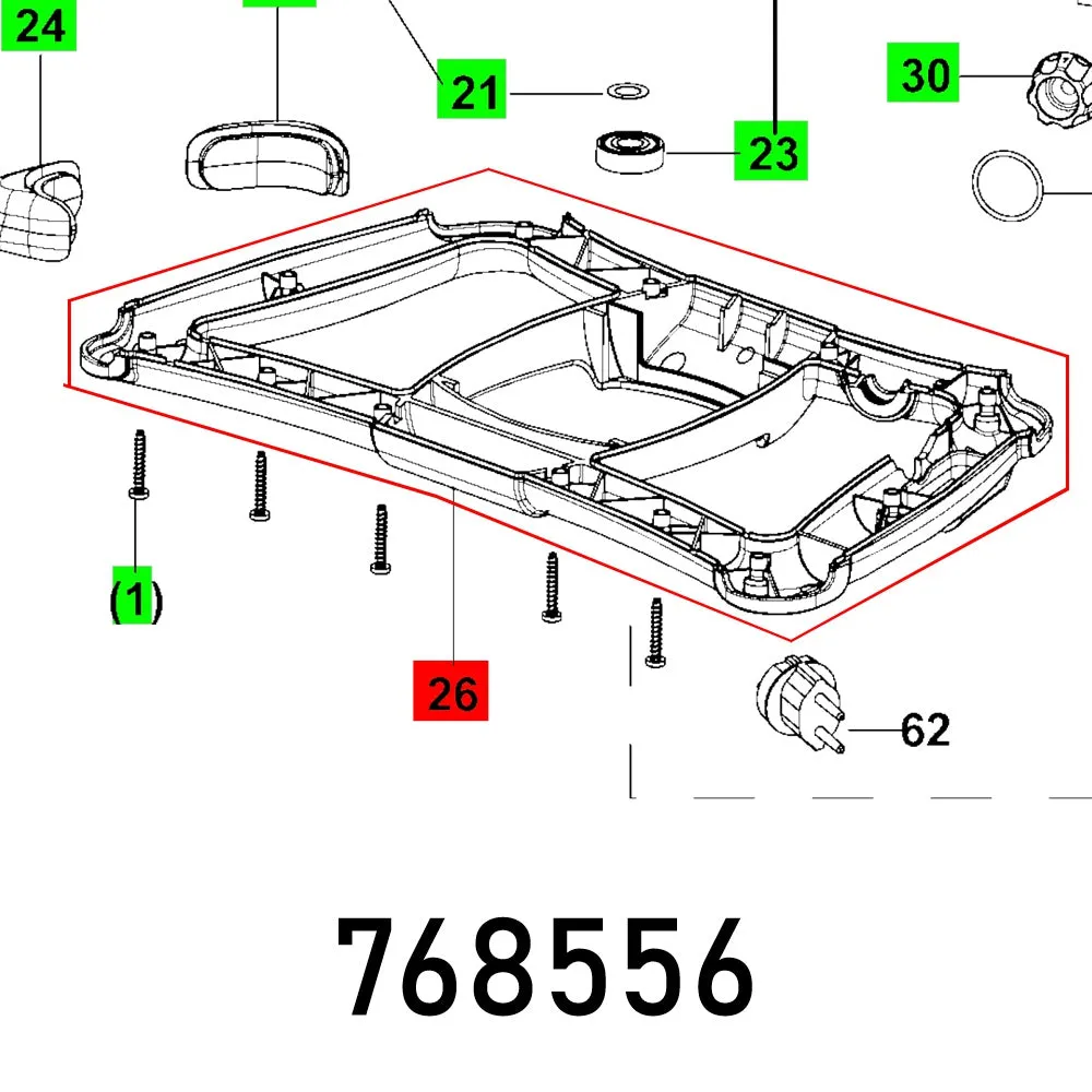 FESTOOL HANDLE MX 1000 E EF FES768556