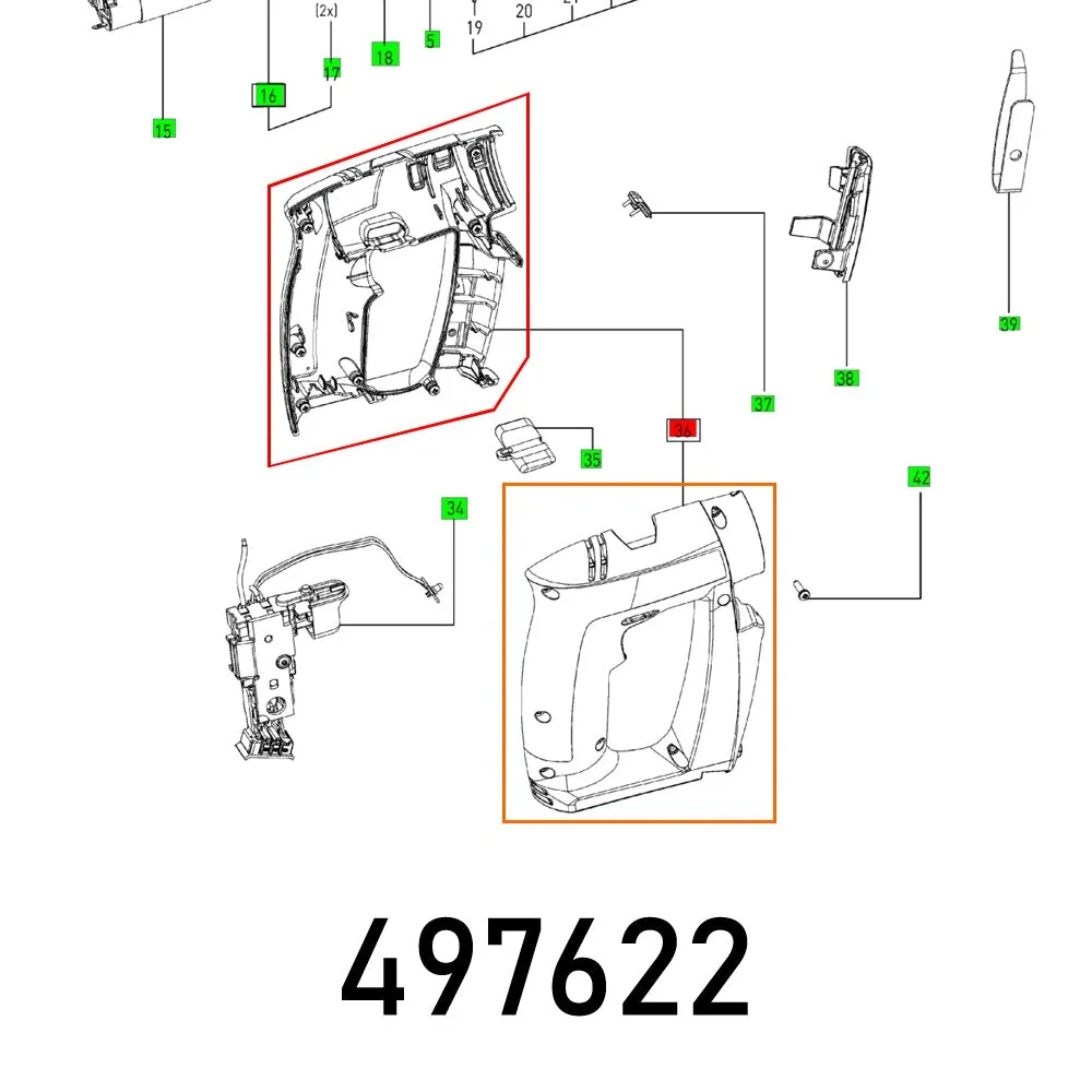 FESTOOL HOUSING SET CXS FES497622