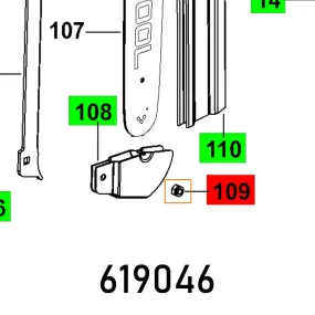 FESTOOL NUT M8 FES619046