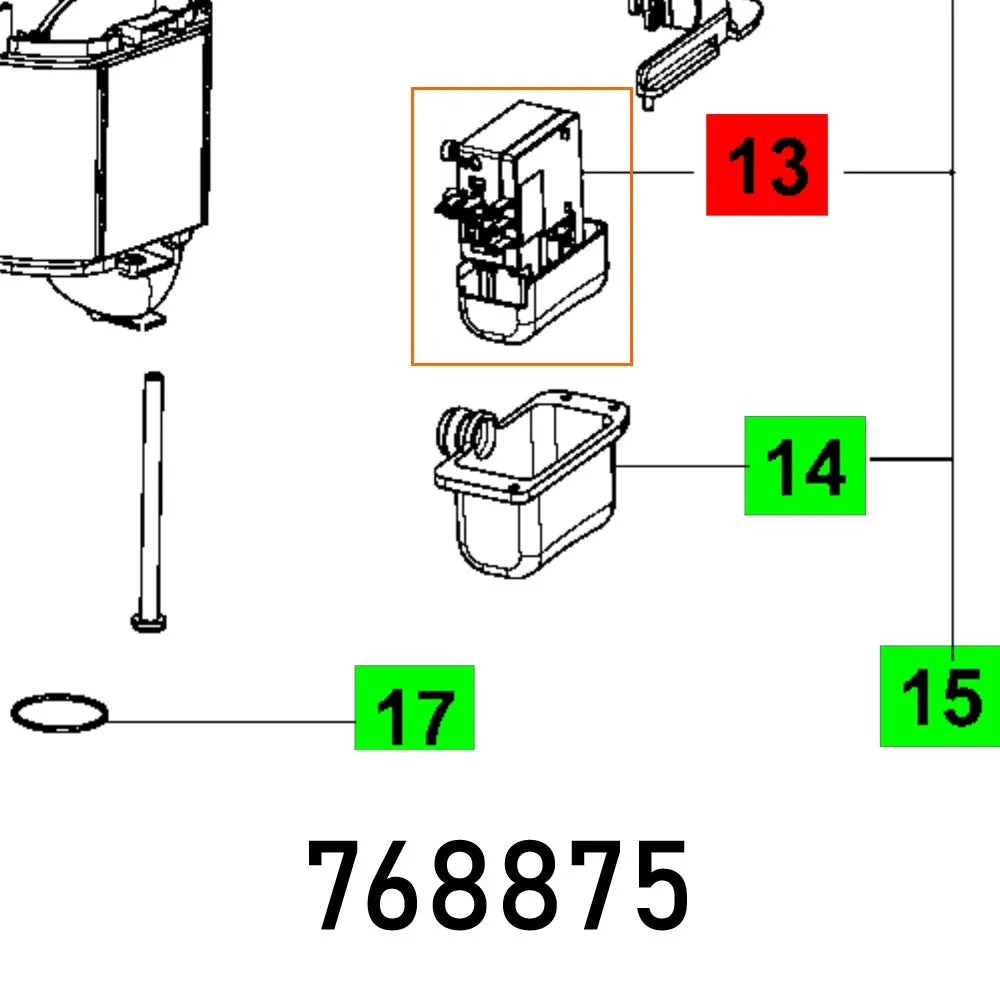 FESTOOL SWITCH MARQUARDT 1299.1201 FES768875