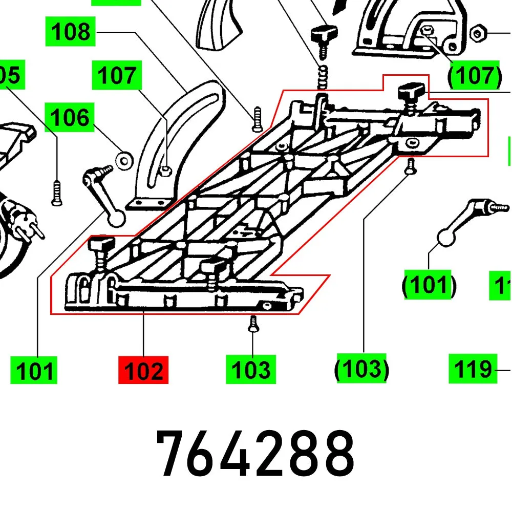 FESTOOL TABLE FOR HAND- CSP 132 E FES764288