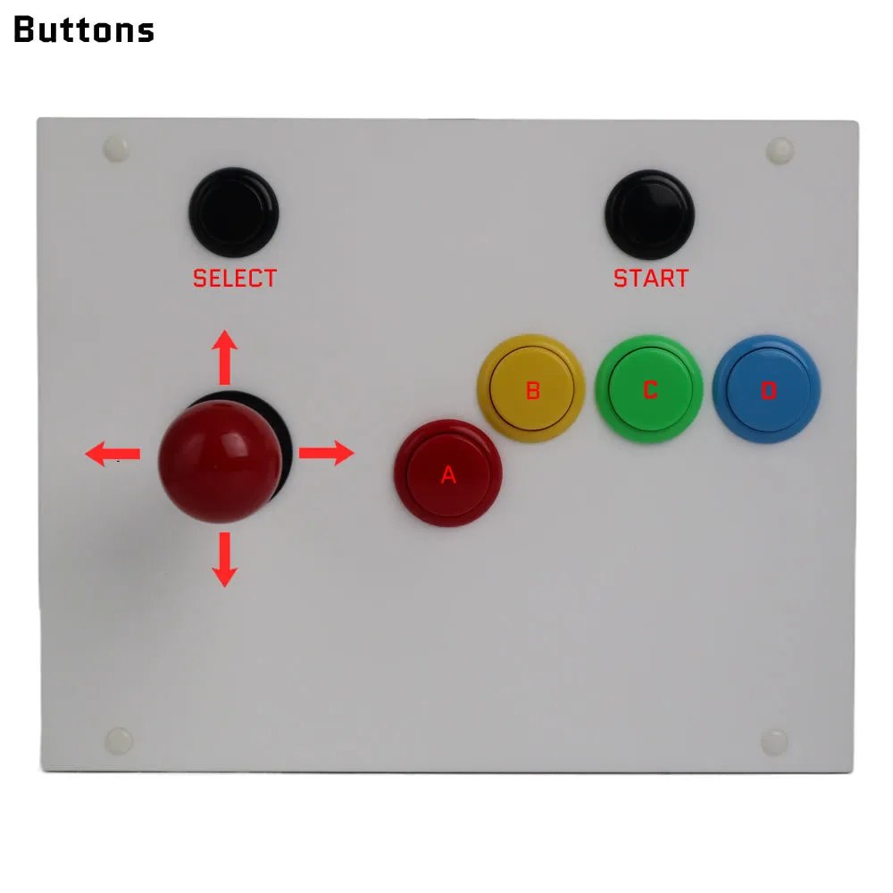 FightBox R2 Arcade Fight Stick Game Controller for SNK Neo Geo MVS/AES/CD