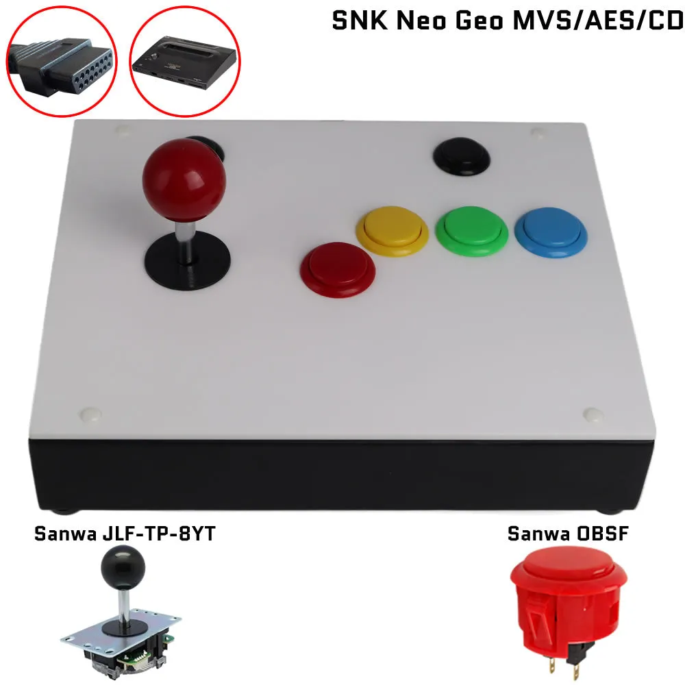 FightBox R2 Arcade Fight Stick Game Controller for SNK Neo Geo MVS/AES/CD