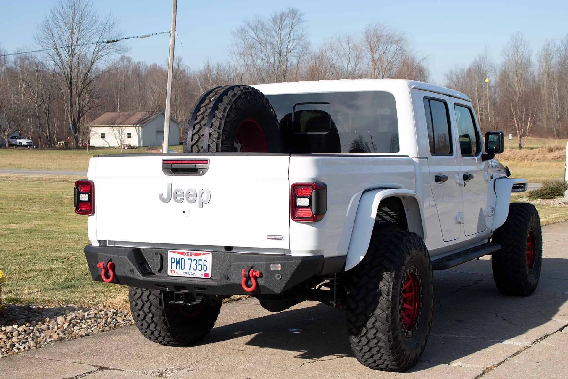 Fishbone Offroad Chevy/GMC Universal In-Bed Tire Carrier