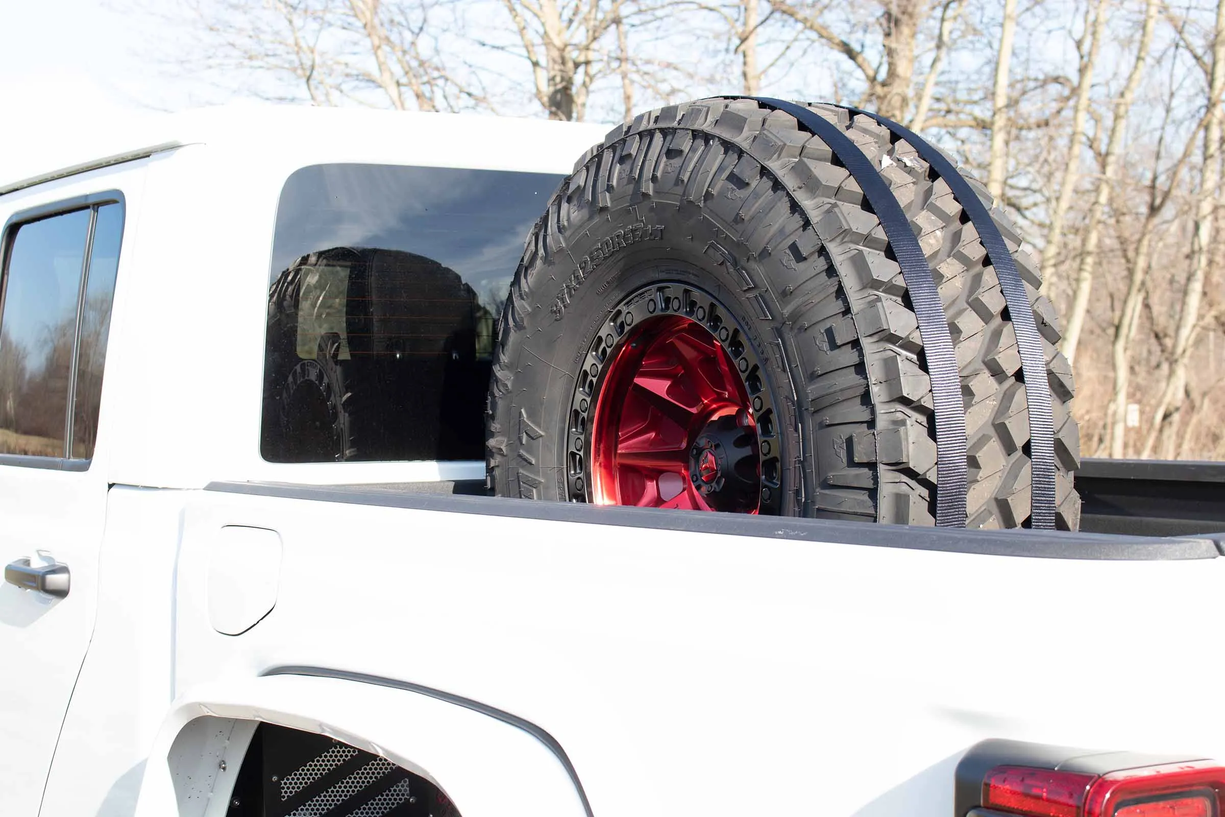 Fishbone Offroad Chevy/GMC Universal In-Bed Tire Carrier