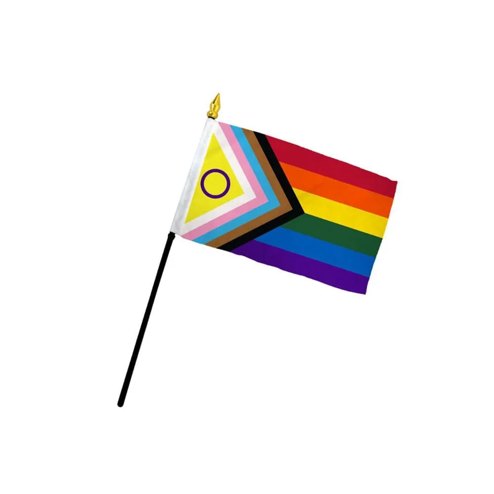 Flags Importer 4" x 6" Inclusive Pride Stick Flag