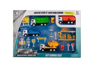 Friction Powered City Work Truck Play Set