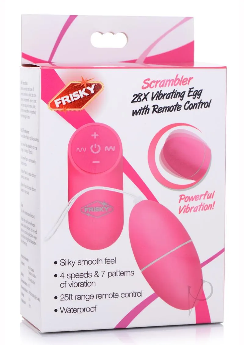 Frisky Scrambler 28x Egg Remote Pink