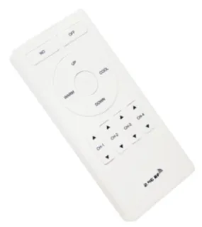 FUT005 2.4G 4 ZONE WHITE LED REMOTE CONTROL WITH BUTTON KEY,  RF wireless 2.4G