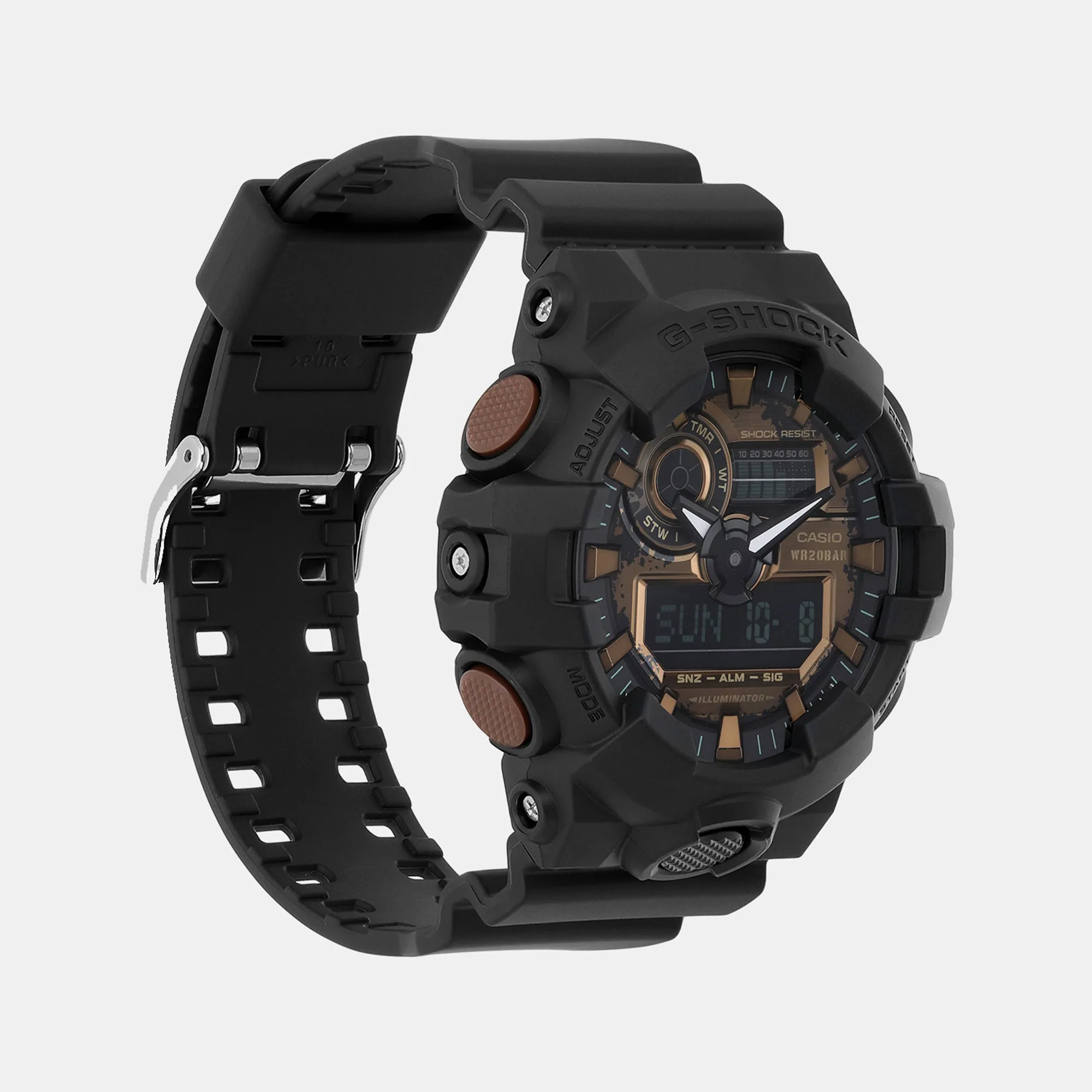 G-Shock Black Men's Analog-Digital Resin Watch G1389 - GA-700RC-1ADR