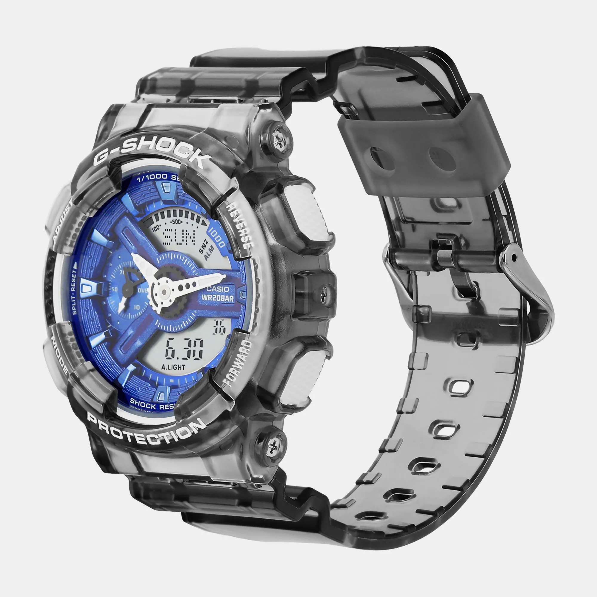 G-Shock Blue Women's Analog-Digital Resin Watch G1378 - GMA-S110TB-8ADR