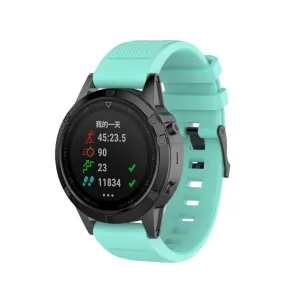 Garmin D2 Delta silicone sports bracelet with 22mm quick release (170-220 mm) - Turquoise