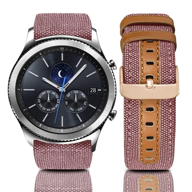 Garmin Fenix 6x Denim & Leather Watch Straps