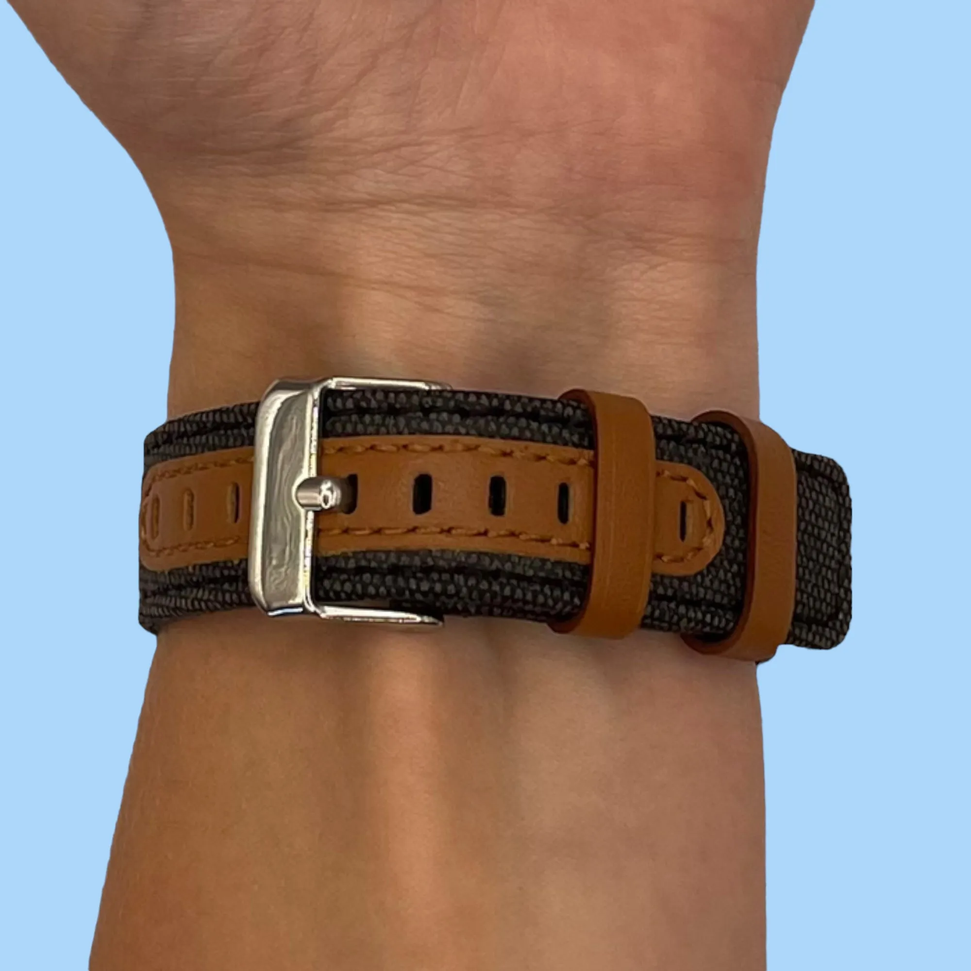 Garmin Fenix 6x Denim & Leather Watch Straps