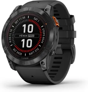 Garmin fenix 7X Pro Solar Glass Smart Watch - Slate Grey