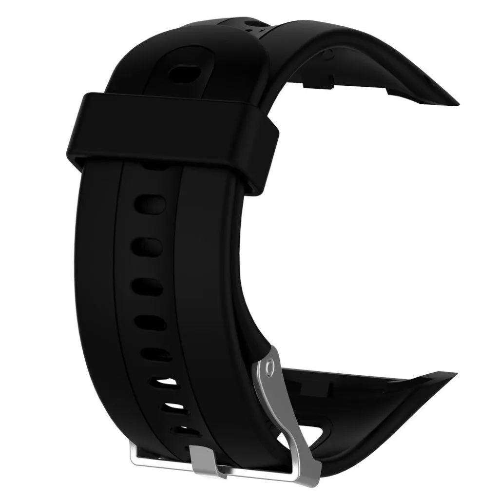 Garmin Forerunner 10 soft sports silicone watch strap - Black