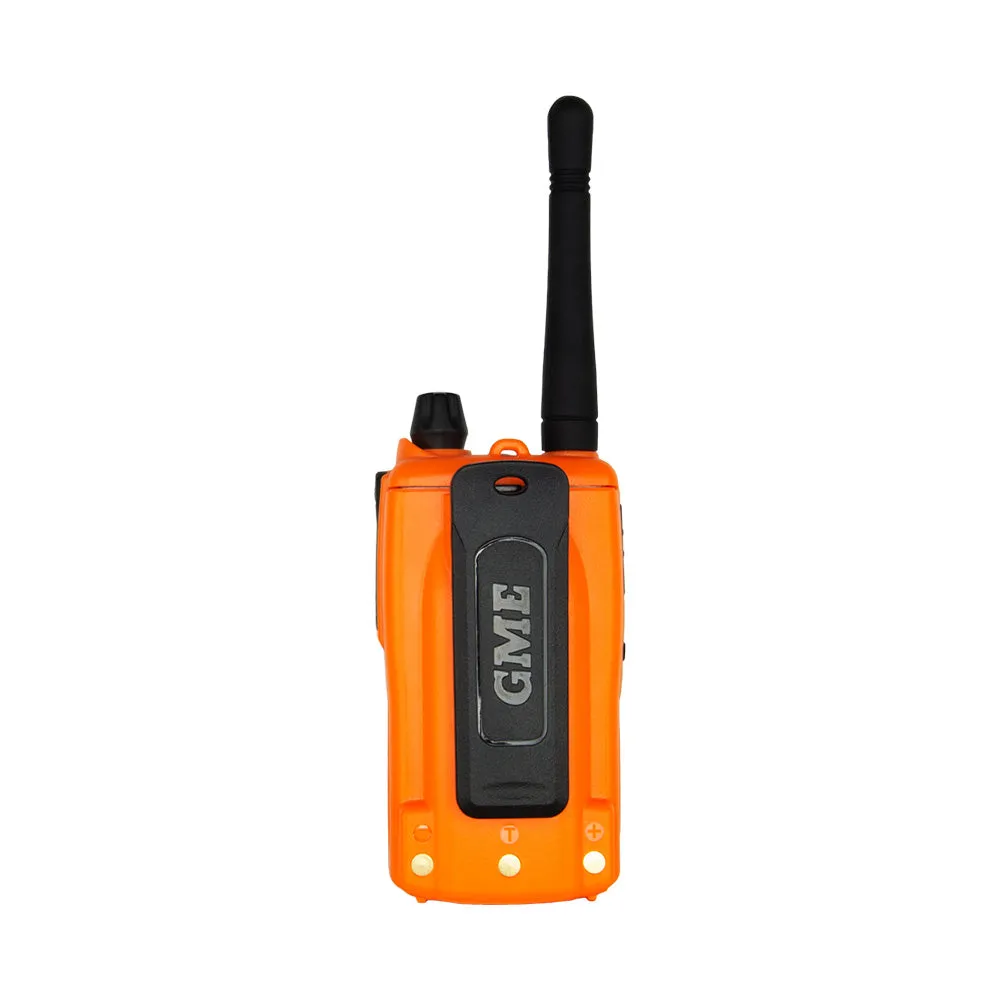 GME 5/1 Watt UHF CB Handheld Radio - Twin Pack - Blaze Orange