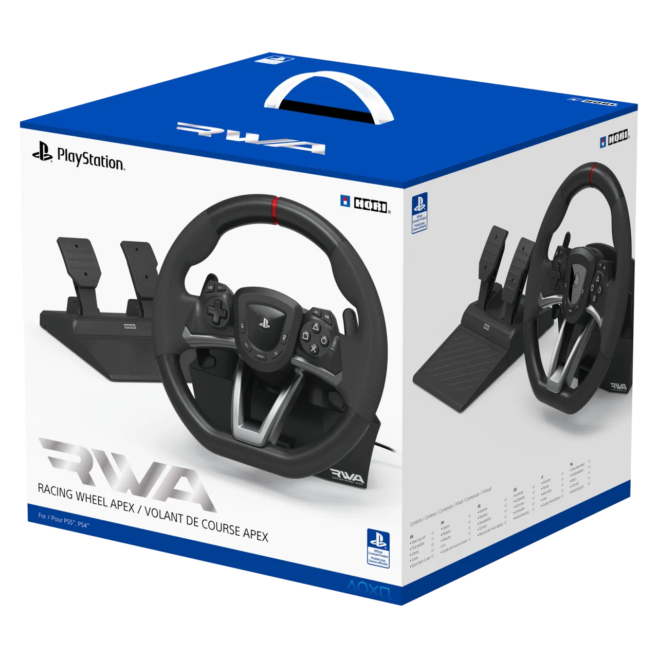 Hori Apex 270° Racing Wheel and Pedals for PS5/4 and PC