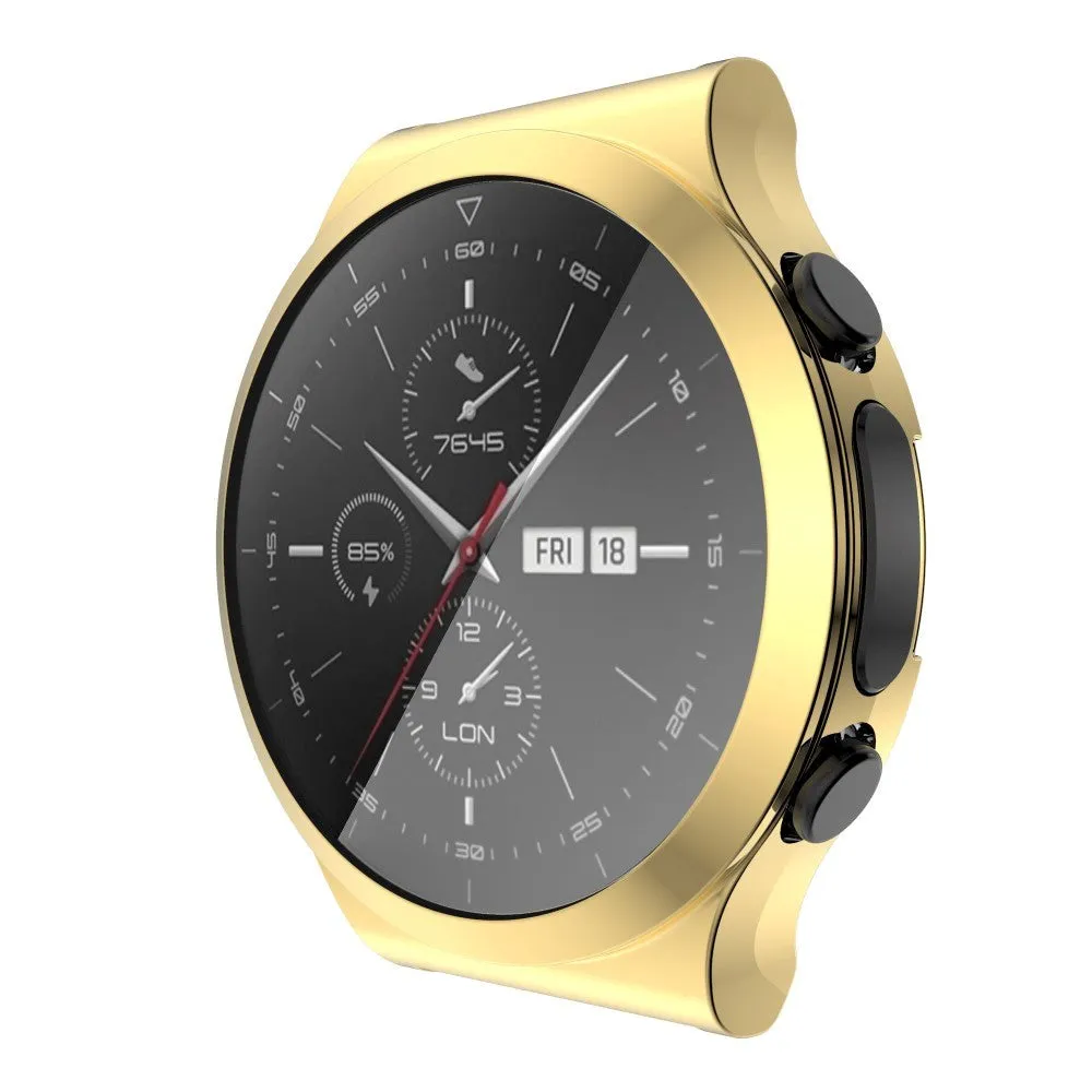 Huawei Watch GT2 Pro Fleksibelt Plast Cover - Guld