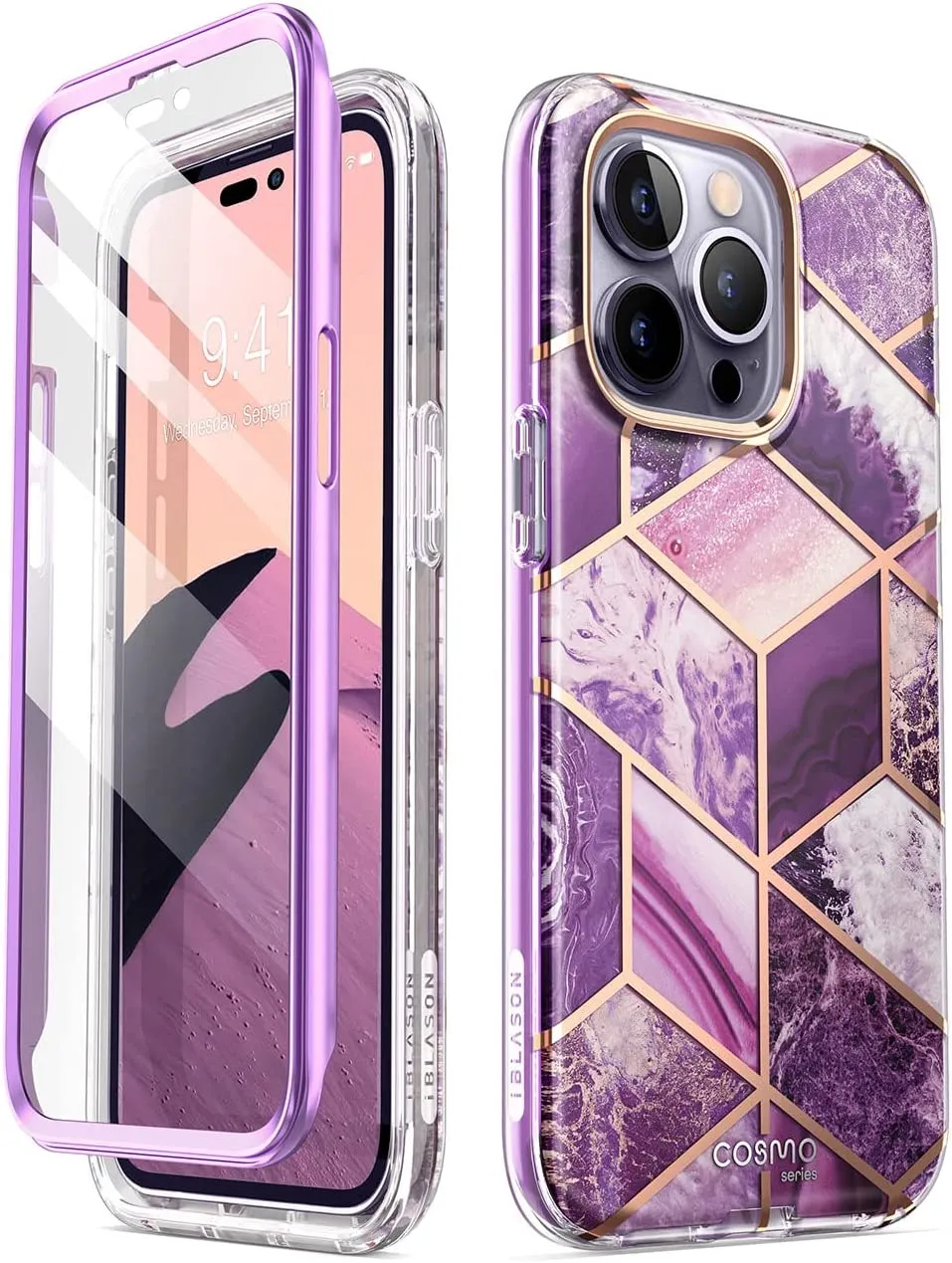 iPhone 14 Pro Max Case 6.7 inch Protective Case Protector Marble