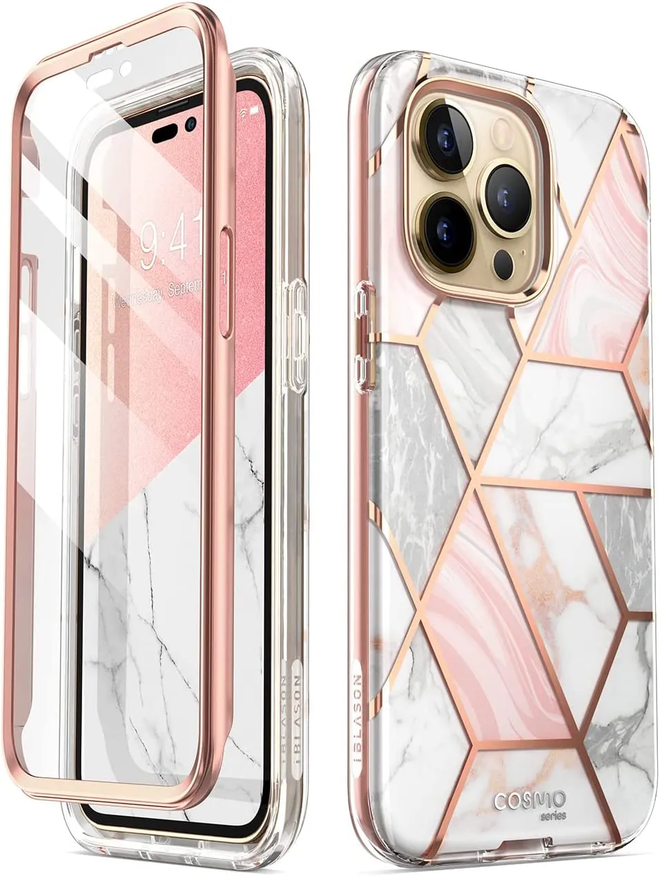 iPhone 14 Pro Max Case 6.7 inch Protective Case Protector Marble