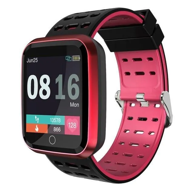 IPS Big Screen Smartwatch Heart Rate Blood Pressure Monitor Fitness Tracker Smartwatch For iPhone Android