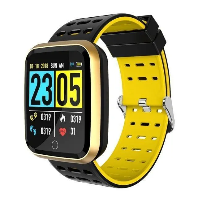 IPS Big Screen Smartwatch Heart Rate Blood Pressure Monitor Fitness Tracker Smartwatch For iPhone Android