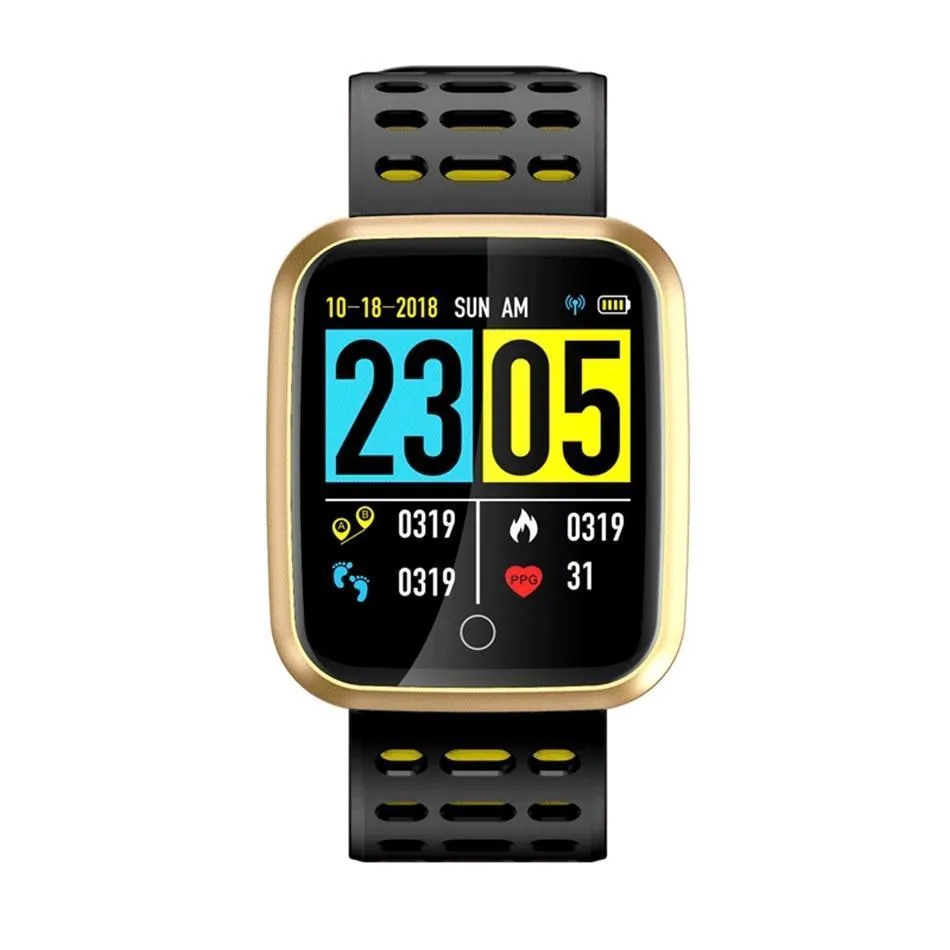 IPS Big Screen Smartwatch Heart Rate Blood Pressure Monitor Fitness Tracker Smartwatch For iPhone Android