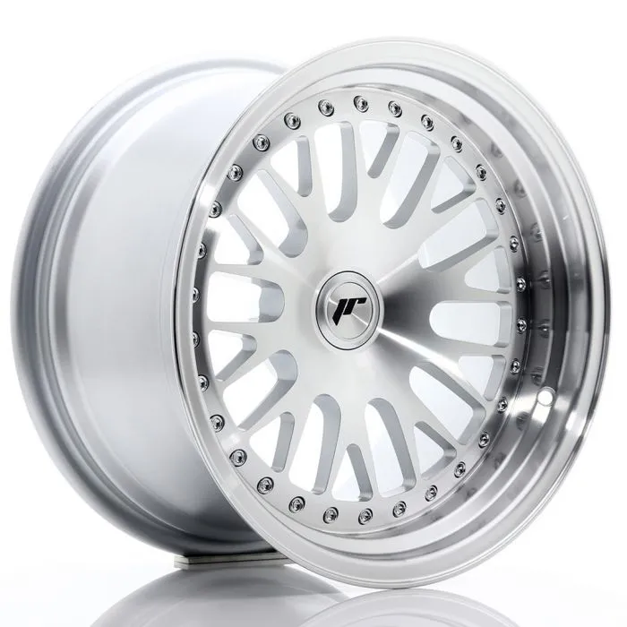 JAPAN RACING - JR WHEELS JR10 16X9 ET10-20 CUSTOM PCD MACHINED SILVER