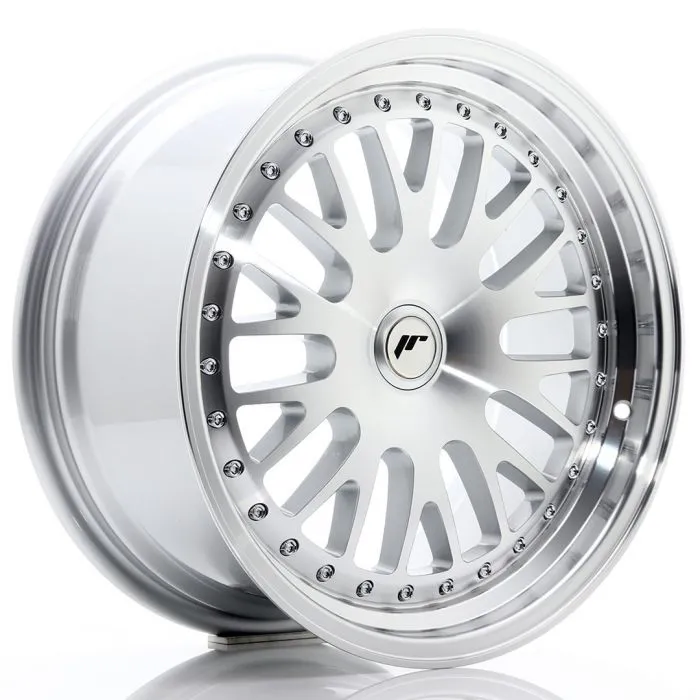 JAPAN RACING - JR WHEELS JR10 17X8 ET35 CUSTOM PCD MACHINED SILVER