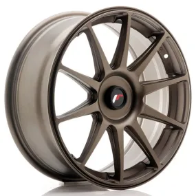 JAPAN RACING - JR WHEELS JR11 18X7.5 ET35-40 CUSTOM PCD DARK BRONZE