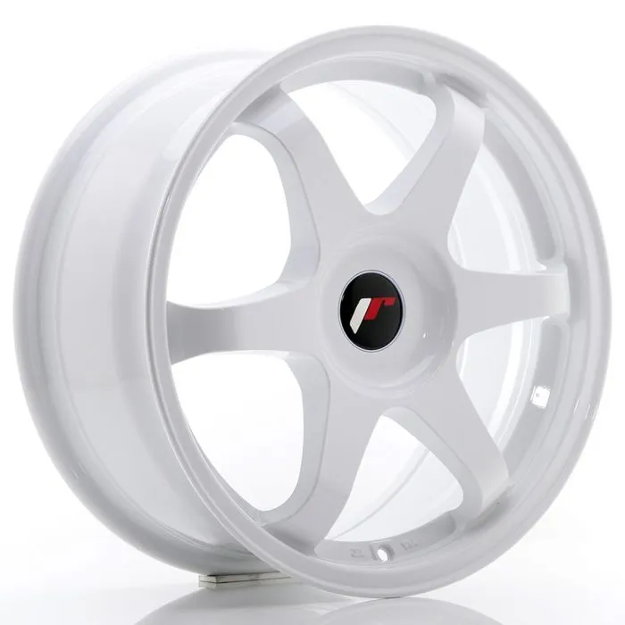 JAPAN RACING - JR WHEELS JR3 17X8 ET35 CUSTOM PCD WHITE