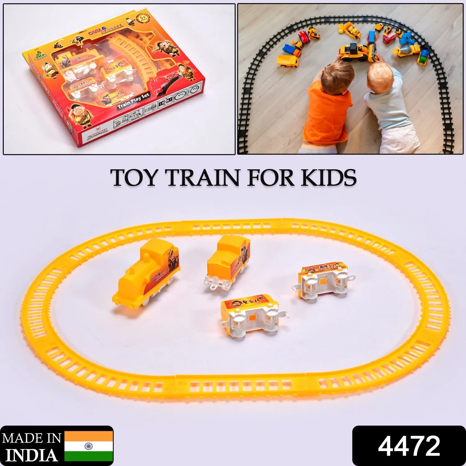 Kids Toy Train High Speed Big Train Play Set Toy Battery Operated Train Set