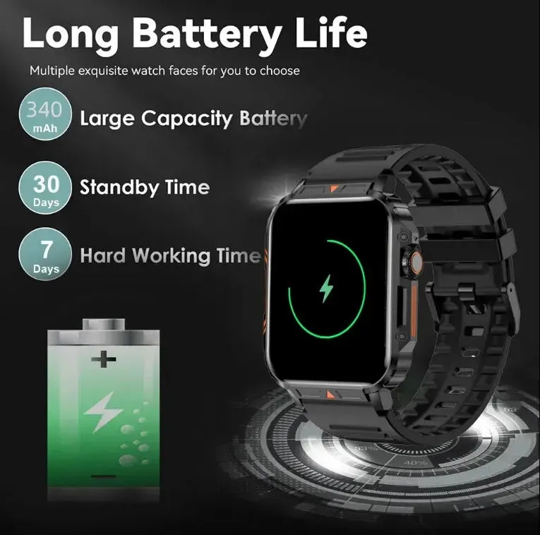 L81 Outdoor Sports Smartwatch Answer Call Big Battery