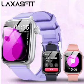 LAXASFIT New Smart Watch 2024 Bluetooth Talk Men's and Women's Smartwatch IP68 Waterproof Fitness Bracelet with Customized Dials