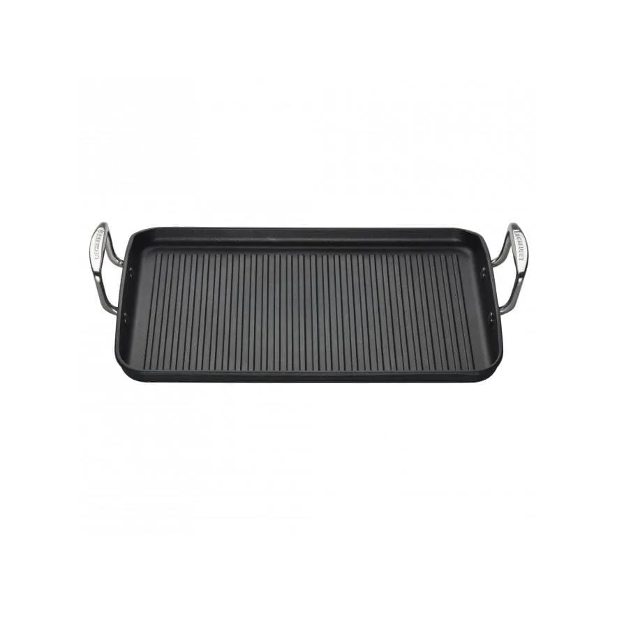 Le Creuset Toughened Non-Stick Ribbed Rectangular Grill 35cm