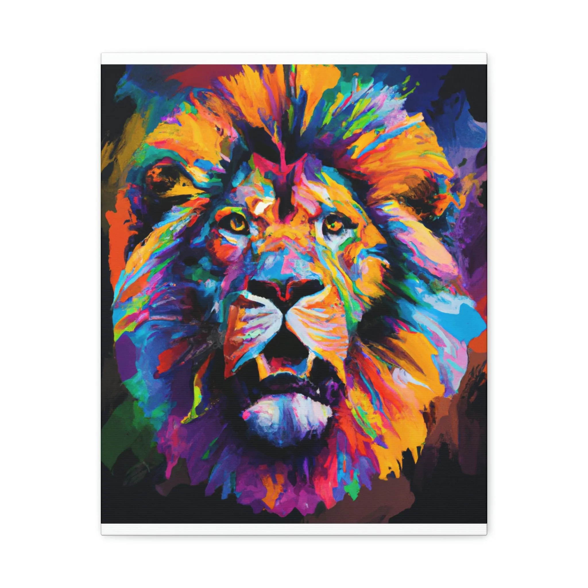 Lion Spectrum. - Canvas