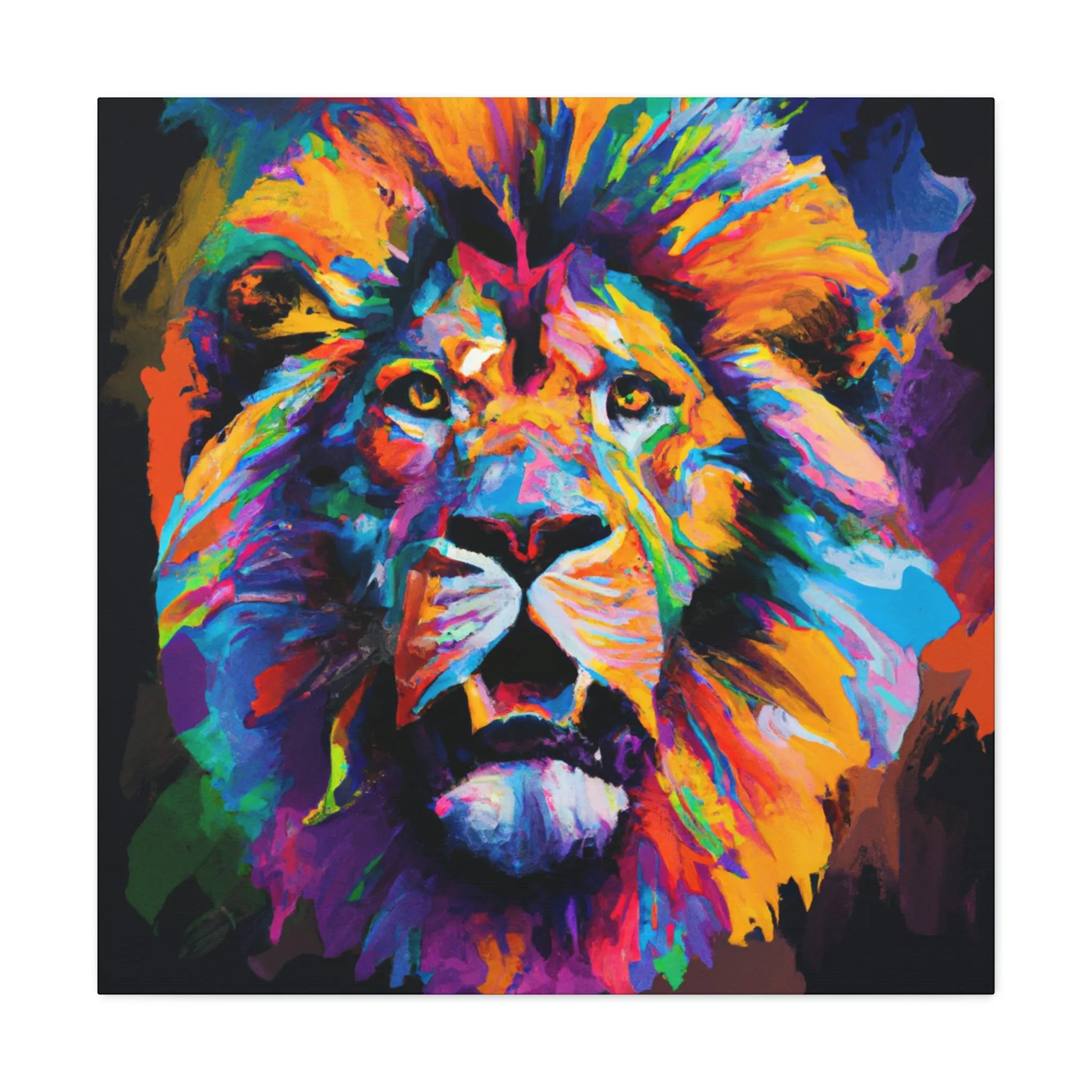 Lion Spectrum. - Canvas