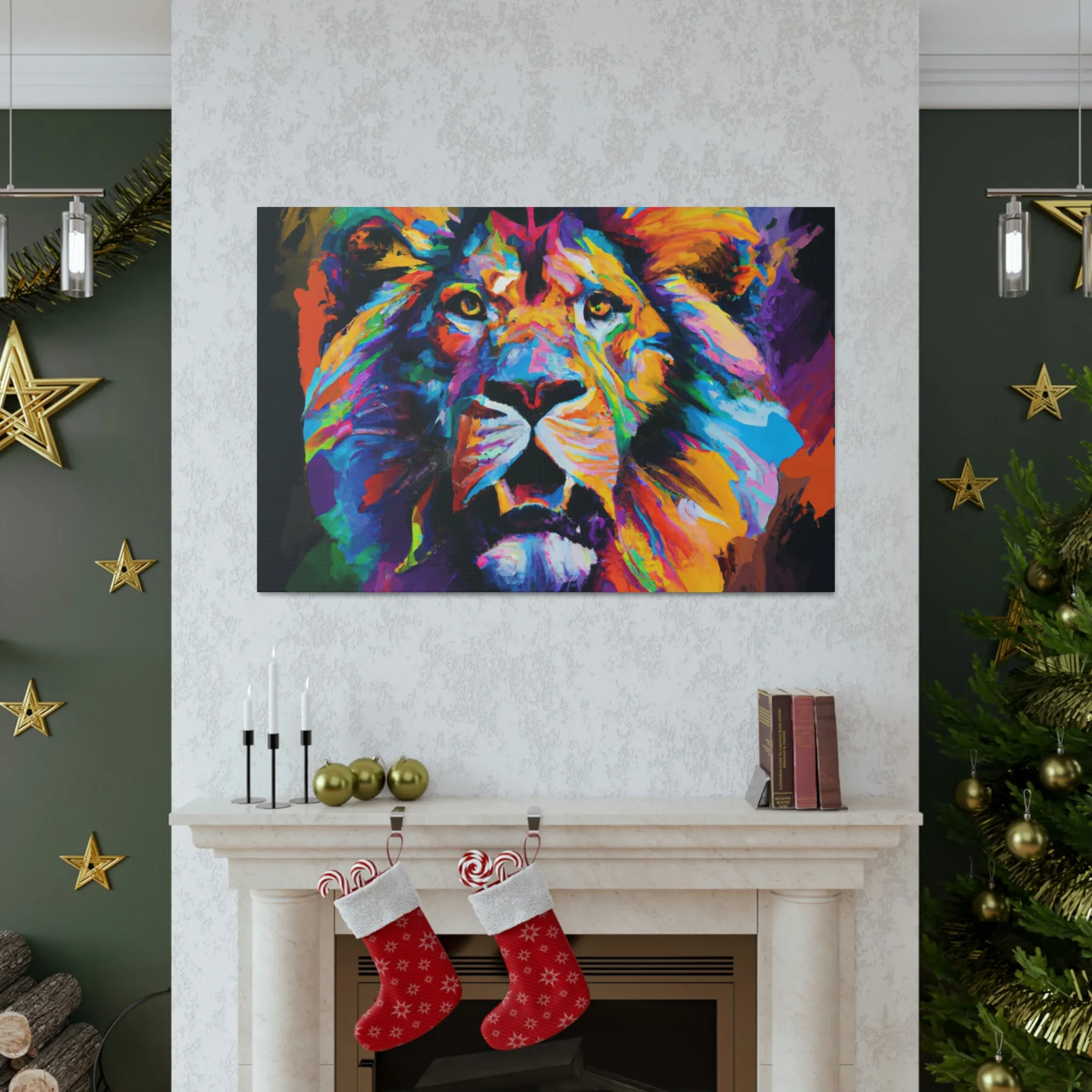 Lion Spectrum. - Canvas