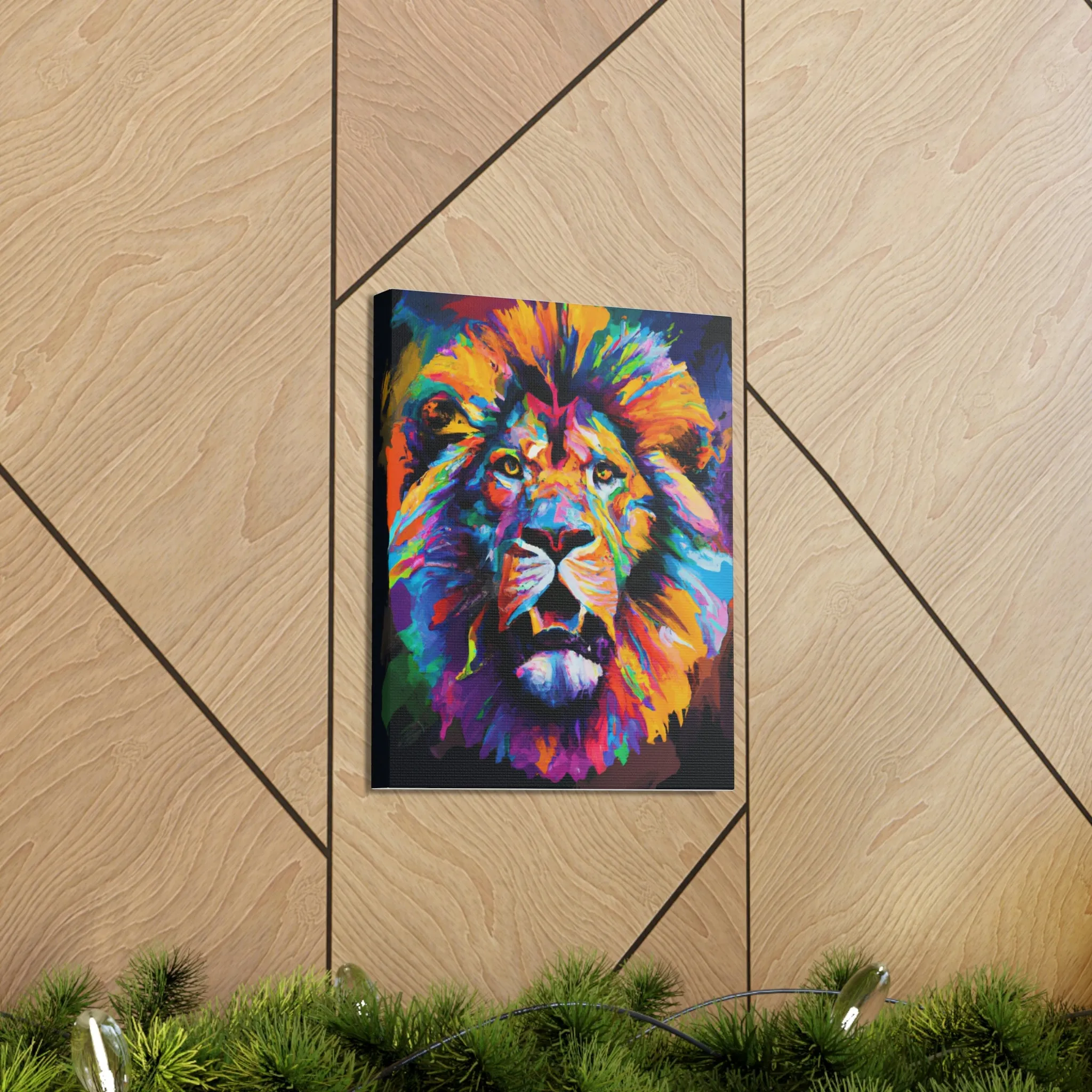 Lion Spectrum. - Canvas