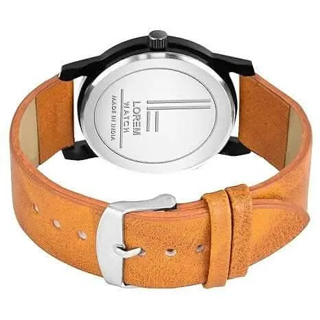 LOREM Black Bear Analog Watch For Men LR69