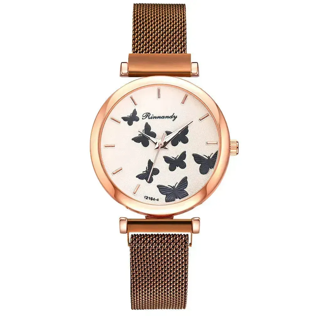 Magnet buckle leisure watch