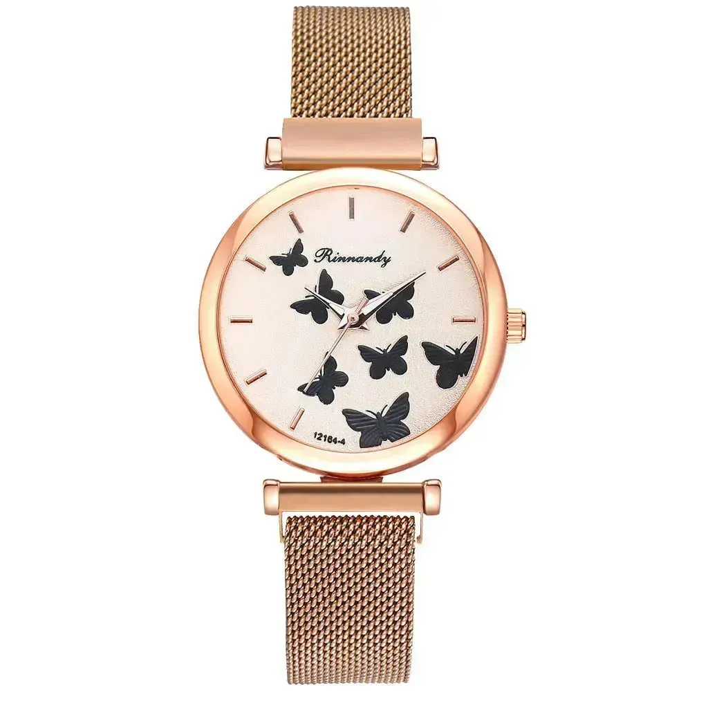 Magnet buckle leisure watch