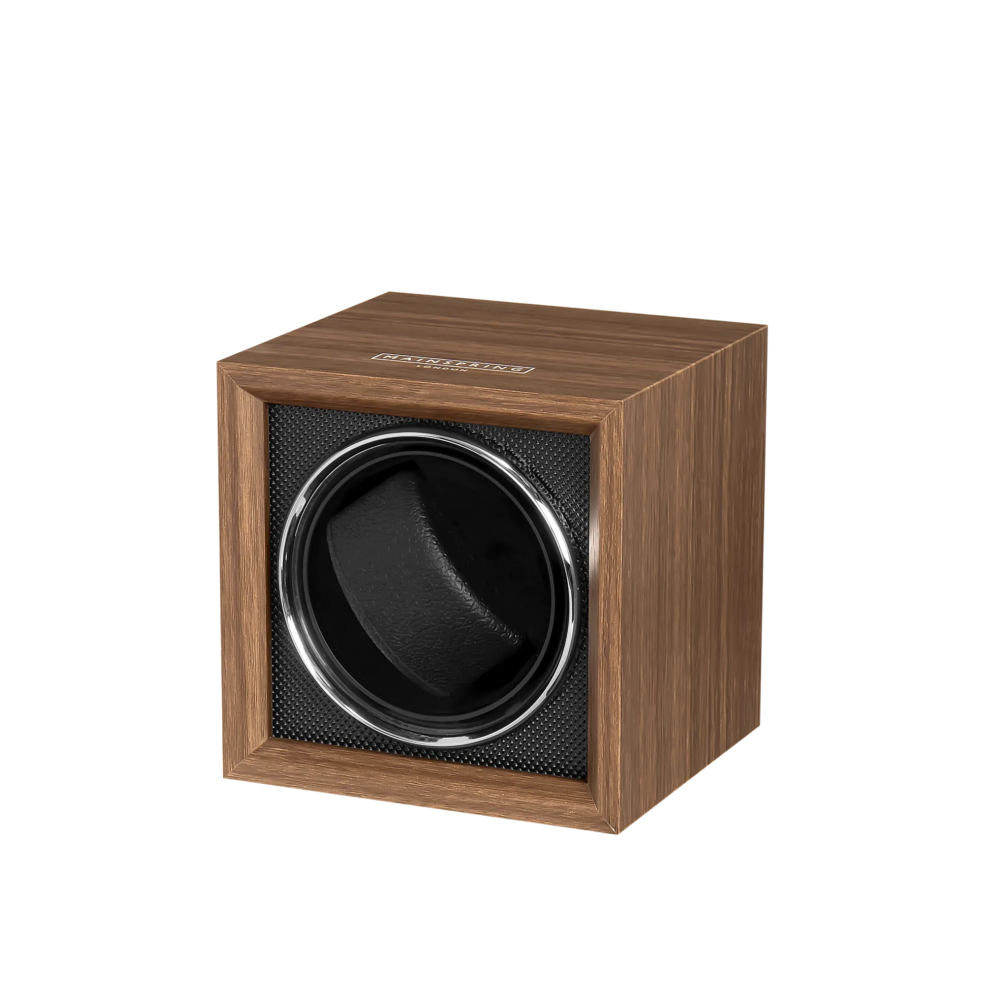 Mainspring Mahogany Oxford Guardian 1 Slot Watch Winder MS-WIN-OXF1-01