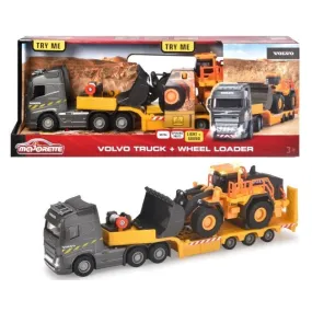 Majorette 1/45 Volvo FH-16 Truck and Wheel Loader